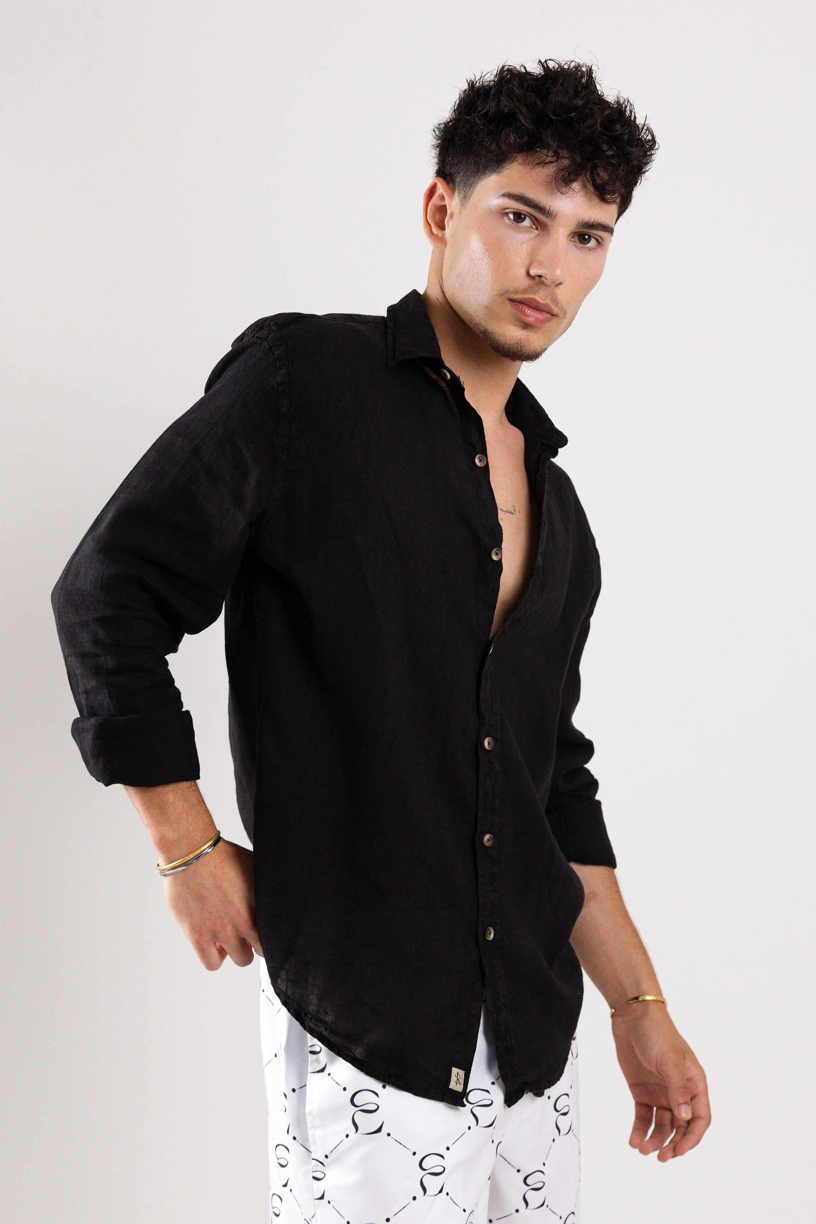 Camisa Amalfi Black