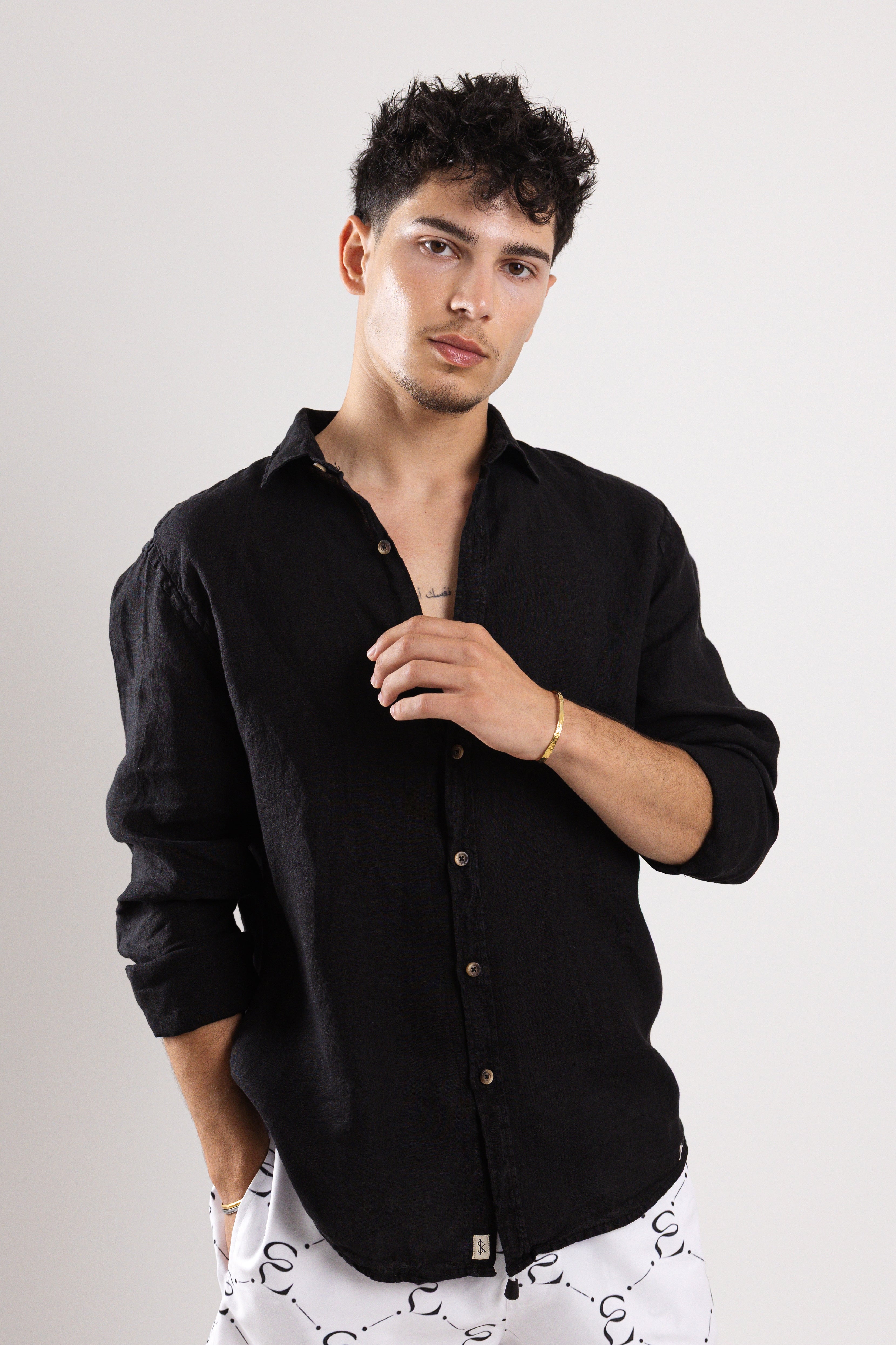 Camisa Amalfi Black