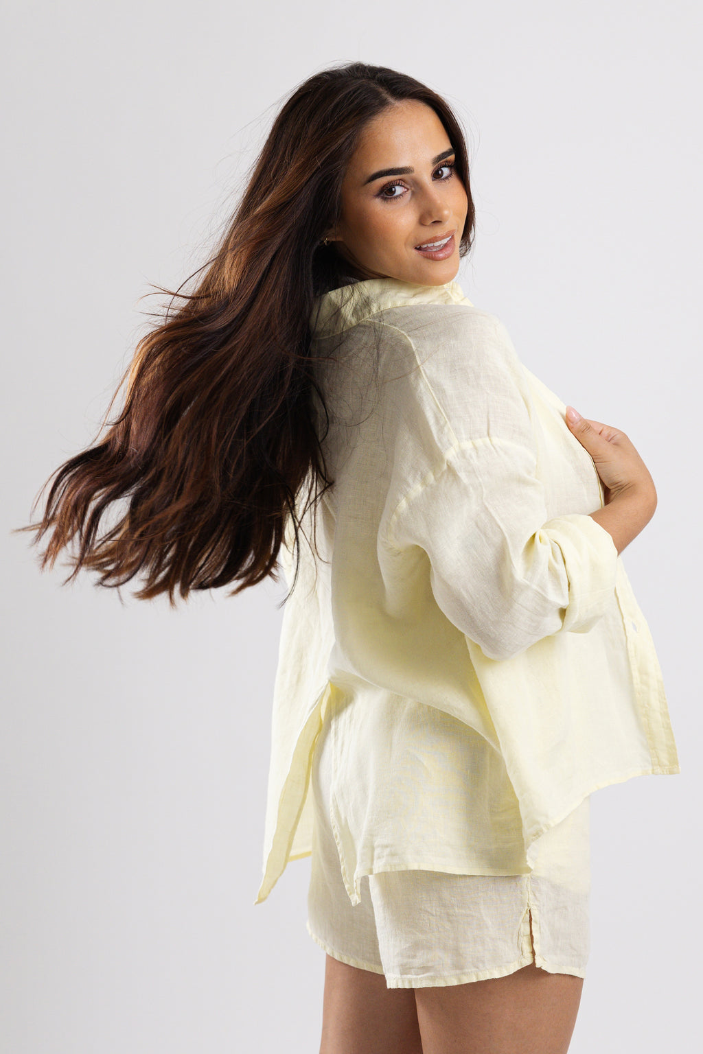 Conjunto Aura Amarelo Limão