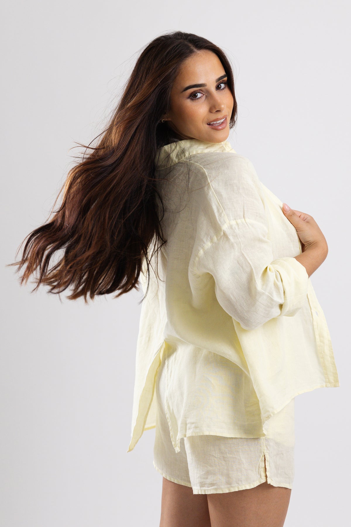 Conjunto Aura Amarelo Limão