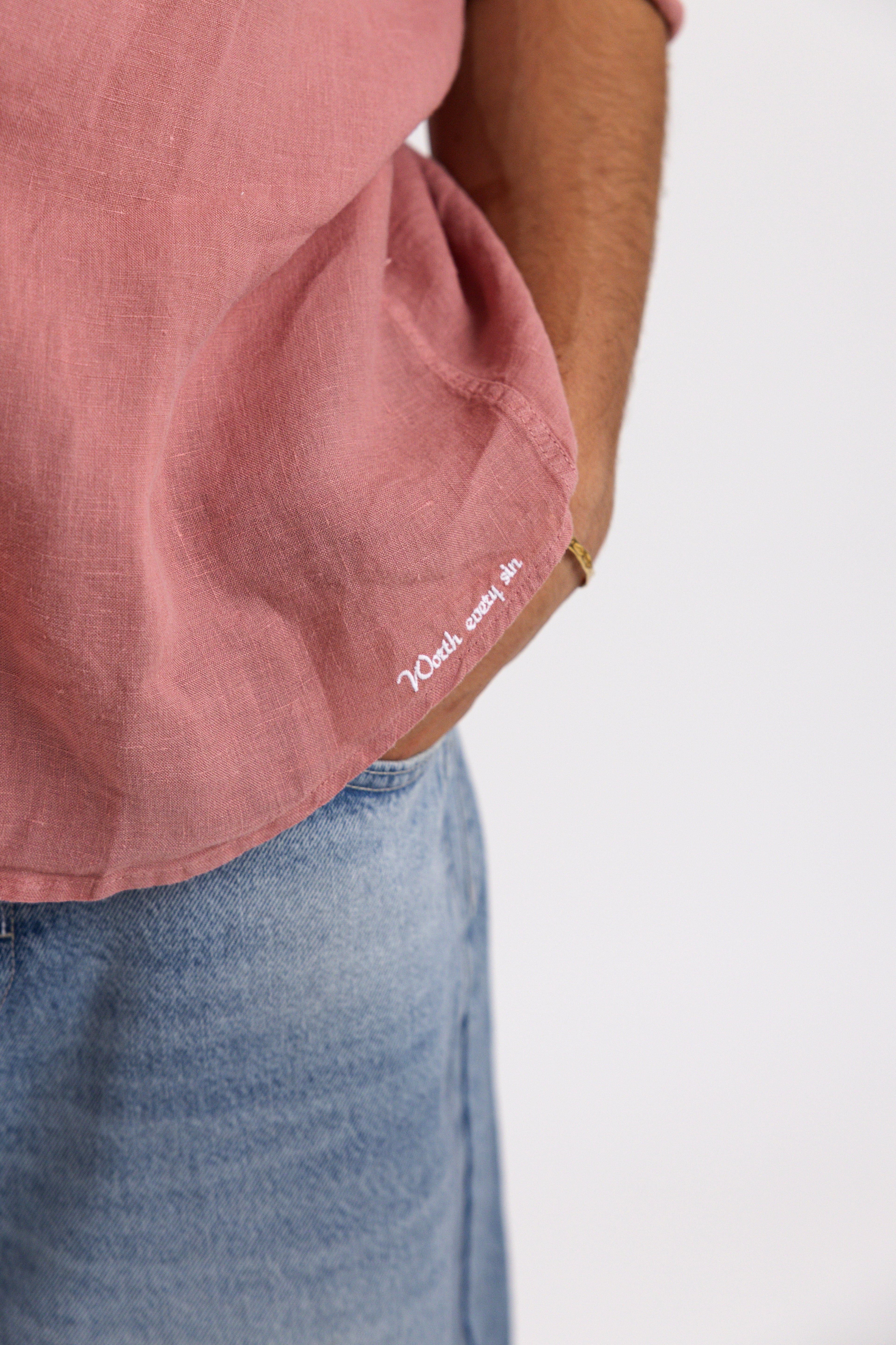 Camisa Coral Sea Rosa